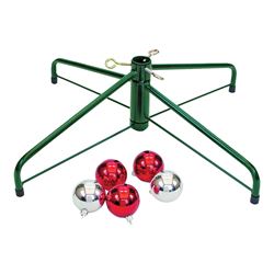 National Holidays Traditions 95-2464 Artificial Tree Stand, Steel, Green/Red, Powder-Coated 