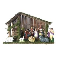 Santas Forest 89337 Christmas Collectible Set, Nativity 6 Pack 