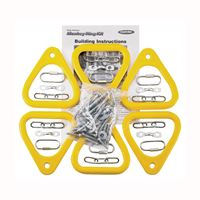 Playstar PS 7744 Monkey Ring Kit, Polyethylene, Yellow 