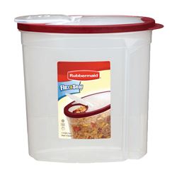 Rubbermaid 1777195 Food Storage Canister, 1.5 gal Capacity, Plastic, Clear, 5.78 in L, 11.34 in W, 11.18 in H 