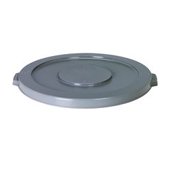 CONTINENTAL COMMERCIAL Huskee 2001GY Receptacle Lid, 20 gal, Plastic, Gray, For: Huskee 2000 Container 