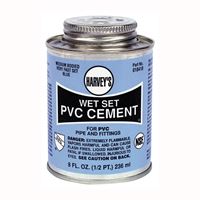 Harvey 018410-24 Solvent Cement, 8 oz Can, Liquid, Blue 