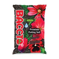 Baccto 1227P Potting Soil, Granular, Dark Brown/Light Brown, 8 qt, Bag 