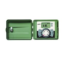 Orbit 57896 Indoor/Outdoor Timer, 6 -Zone, 2 -Program, LCD Display, Plug-and-Go Mounting, Green 