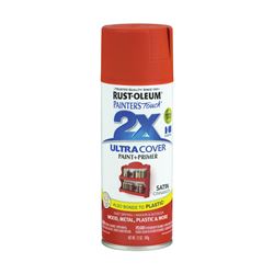 Painters Touch 2X Ultra Cover 334061 Spray Paint, Satin, Cinnamon, 12 oz, Aerosol Can 