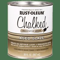 Rust-Oleum 315881 Chalk Spray Paint, Satin Chalky, Brown, 30 oz, Pack of 2 