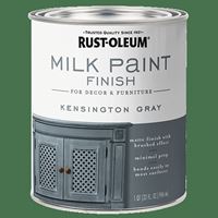 Rust-Oleum 331053 Milk Paint, Matte, Kensington Gray, 1 qt, Can 