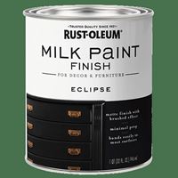 Rust-Oleum 331052 Milk Paint, Matte, Eclipse, 1 qt, Can 