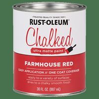 Rust-Oleum 329211 Chalk Spray Paint, Ultra Matte Chalky, Farmhouse Red, 30 oz, Can, Pack of 2 