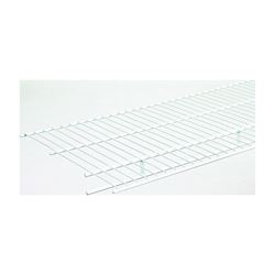 ClosetMaid 1078 Wire Shelf, 80 lb, 1-Level, 12 in L, 96 in W, Steel, White 6 Pack 