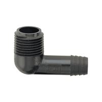 Toro 53270 Elbow, 3/8 x 1/2 in Connection, Barb x Male, Plastic 