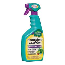 Garden Safe HG-80422 Houseplant and Insect Killer, Liquid, Spray Application, Garden, 24 oz Bottle 4 Pack 