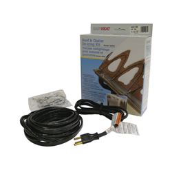 EasyHeat ADKS Series ADKS300 Roof and Gutter De-Icing Cable, 60 ft L, 120 V, 300 W 