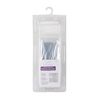 Simple Spaces SD-625CL-3L Shower Curtain with Hook, PVC/Vinyl, Clear, Clear 