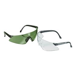 MSA LUXOR Series 697517 Safety Glasses, Scratch-Resistant Lens, Frameless Frame, Black Frame 