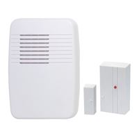 Heath Zenith SL-7368-02 Entry Alert Kit, Wireless, Ding, Ding-Dong, Westminster Tone, 75 dB, White 