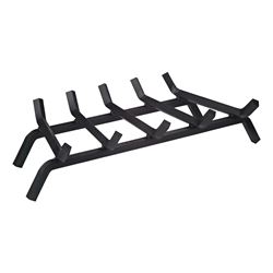 Simple Spaces LTFG-W27-X 27 Fireplace Grate, 5-Bar, Steel/Wrought Iron 