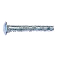 MIDWEST FASTENER 05511 Carriage Bolt, 3/8-16 in Thread, NC Thread, 6 in OAL, 2 Grade 