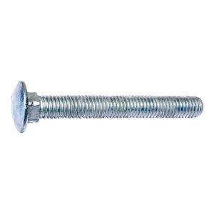 Midwest Fastener 05511 Carriage Bolt, 3/8-16 in Thread, NC Thread, 6 in OAL, 2 Grade