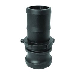 Green Leaf 150E/GLP150E Cam Lever Coupling, 1-1/2 in, Male x Hose Barb, Glass Filled Polypropylene 