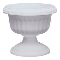 Southern Patio UR1810ST Urn Planter, 17.63 in W, 17.63 in D, Plastic, Stone 