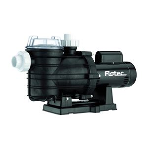 Flotec FPT20515 Pool Pump, 1-Phase, 7.6 A, 230 V, 1.5 hp, 2 in Outlet, 85 gpm, 50 ft Max Head, Thermoplastic