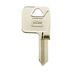 Hy-Ko 11010TM12 Key Blank, Brass, Nickel, For: Trimark Cabinet, House Locks and Padlocks, Pack of 10