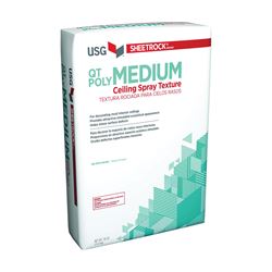 USG 542860028 Ceiling Spray Texture, Powder, Slight Acrylic, Gray/Off-White, 32 lb Bag 