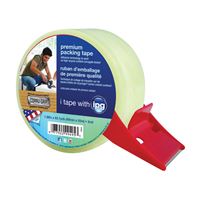 IPG PSD50 Packaging Tape, 60 yd L, 1.88 in W, Polypropylene Backing, Clear 