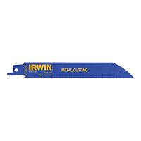 Irwin 372618P5 Reciprocating Saw Blade, 3/4 in W, 6 in L, 18 TPI, Cobalt/Steel Cutting Edge 