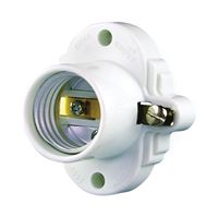 Eaton Wiring Devices S752WSP Cleat Socket, 250 V, 660 W, White 