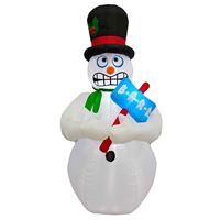 Santas Forest 90511 Inflatable Motion Snowman 6Ft 