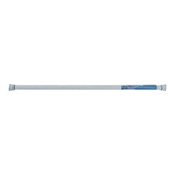 Simple Spaces SD-SR41-W3L Shower Curtain Rod, 7-1/2 lb, 41 to 76 in L Adjustable, 1 in Dia Rod, Steel, Powder-Coated 