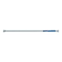 Simple Spaces SD-SR41-W3L Shower Curtain Rod, 7-1/2 lb, 41 to 76 in L Adjustable, 1 in Dia Rod, Steel, Powder-Coated 