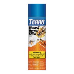 TERRO T3300-6 Wasp and Hornet Killer, Liquid, Spray Application, 19 oz Aerosol Can 