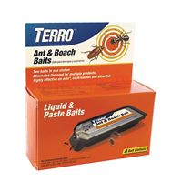 Terro T360 Ant and Roach Bait, 1.44 fl-oz Liquid, 0.28 oz Paste, Pack 
