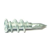 Midwest Fastener 10420 Hollow Wall Anchor with Screw, #8 Thread, 1-1/4 in L, Zinc, 75 lb 