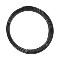 Cresline 18355 Pipe Tubing, 1-1/4 in, Plastic, Black, 100 ft L 