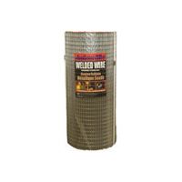Jackson Wire 10 04 67 14 Welded Wire Fence, 100 ft L, 18 in H, 1 x 2 in Mesh, 14 Gauge, Galvanized 