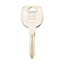 HY-KO 11010B91 Key Blank, Solid Brass, Nickel, For: Automobile, Many General Motors Vehicles 10 Pack 