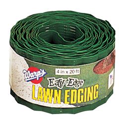 Warps Easy-Edge LE-420-G Lawn Edging, 20 ft L, 4 in H, Plastic, Green 