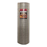 Jackson Wire 10 03 39 14 Welded Wire Fence, 100 ft L, 48 in H, 1 x 1 in Mesh, 14 Gauge, Galvanized 