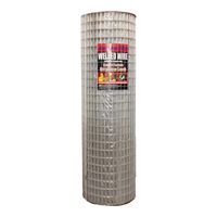 Jackson Wire 10 04 39 14 Welded Wire Fence, 100 ft L, 48 in H, 1 x 2 in Mesh, 14 Gauge, Galvanized 