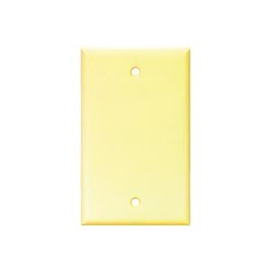 Eaton Cooper Wiring 2129 2129V-BOX Wallplate, 4-1/2 in L, 2-3/4 in W, 0.08 in Thick, 1 -Gang, Thermoset, Ivory 25 Pack