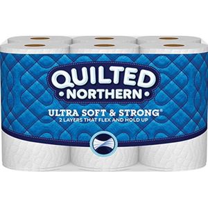 Quilted Northern 94429 Bathroom Tissue, 2-Ply, Paper, Pack of 6