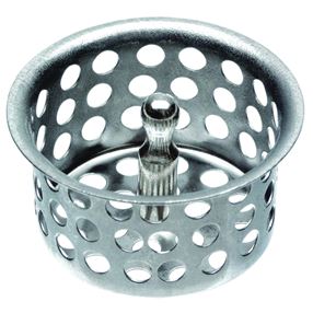 Danco 88967 Basket Strainer, 1-7/8 in Dia, Brass, Chrome, For: Universal Sinks