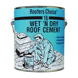 Henry Roofers Choice 16 RC016042 Roof Cement, Liquid, Paste, Petrol, Black, 0.9 gal Pail 4 Pack 