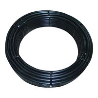 Cresline SPARTAN 100 Series 20020 Pipe Tubing, 3/4 in, Plastic, Black, 100 ft L 