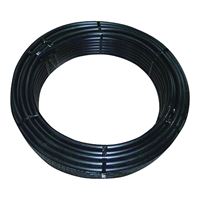 Cresline SPARTAN 80 Series 21050 Pipe Tubing, 1-1/2 in, Plastic, Black, 100 ft L 