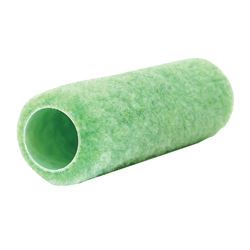 RollerLite Economy 9DB038 Roller Cover, 3/8 in Thick Nap, 9 in L, Polyester Cover, Green 